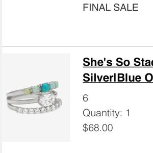 NWOT Melinda Maria ring